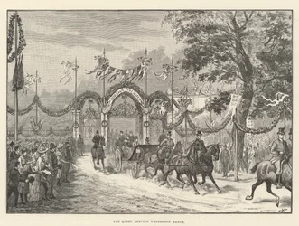 Die Königin verlässt Waddesdon Manor